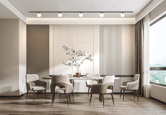 Трековый магнитный светильник iLedex Vision 4825-046-D120-6W-340DG-4000K-BK