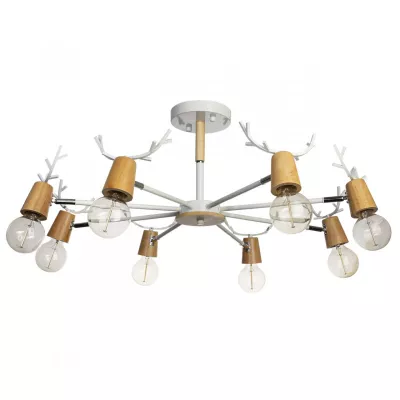 Люстра на штанге Loft IT Sven 10024/8 White