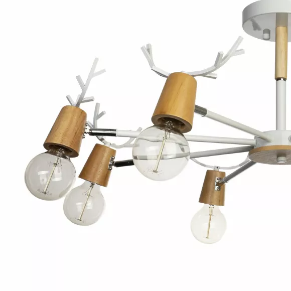 Люстра на штанге Loft IT Sven 10024/8 White Люстра на штанге Loft IT Sven 10024/8 White