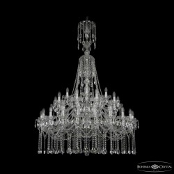 Подвесная люстра Bohemia Ivele Crystal 1413/20+10+5/400/XL-164/2d Ni