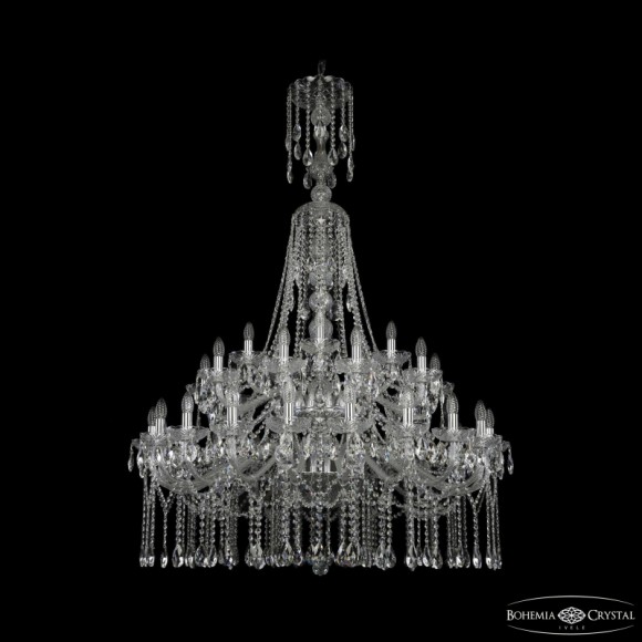 Подвесная люстра Bohemia Ivele Crystal 1413/20+10+5/400/XL-164/2d Ni