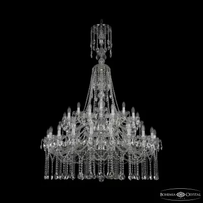 Подвесная люстра Bohemia Ivele Crystal 1413/20+10+5/400/XL-164/2d Ni