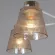 Люстра на штанге Reluce 20560-0.3-05 WH+FG, Разноцветный, Янтарный, Металл, крупный план