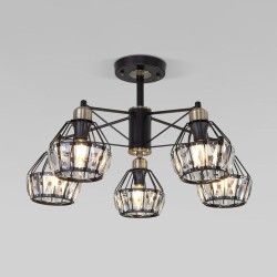 Потолочная люстра Eurosvet Lord 70075/5 черный