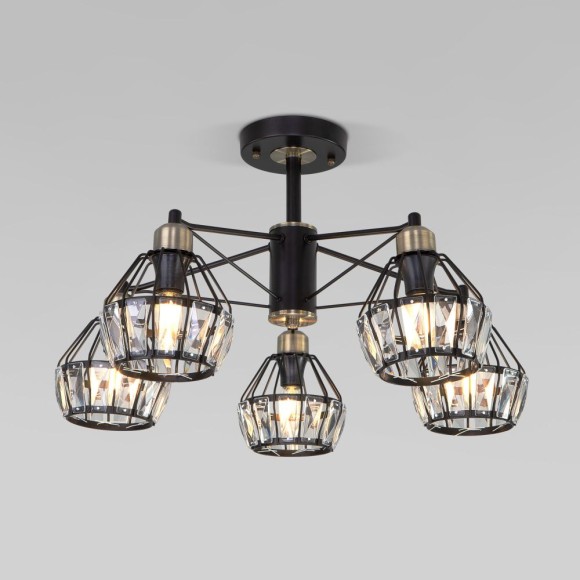 Потолочная люстра Eurosvet Lord 70075/5 черный