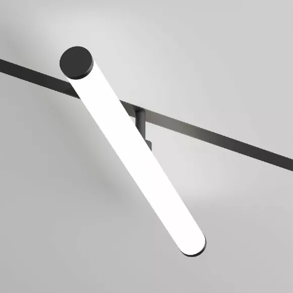 Трековый однофазный светильник Denkirs Smart Ray DK8065-BK, вид сверху