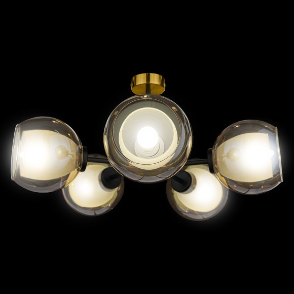 Люстра на штанге 33 Идеи CHN800S.05.17BL.PA-S12AM