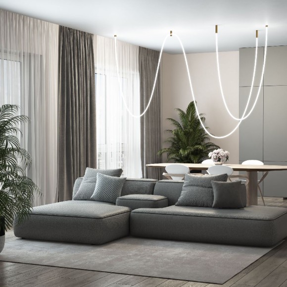 Крепления для гибкого неона Elektrostandard Full light FL 2820 латунь 4690389195983 a063436