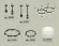 Комплект подвесного светильника Ambrella Light Techno Ring XR92221002 (A9222, A9227, C9238, C9232, N8401)