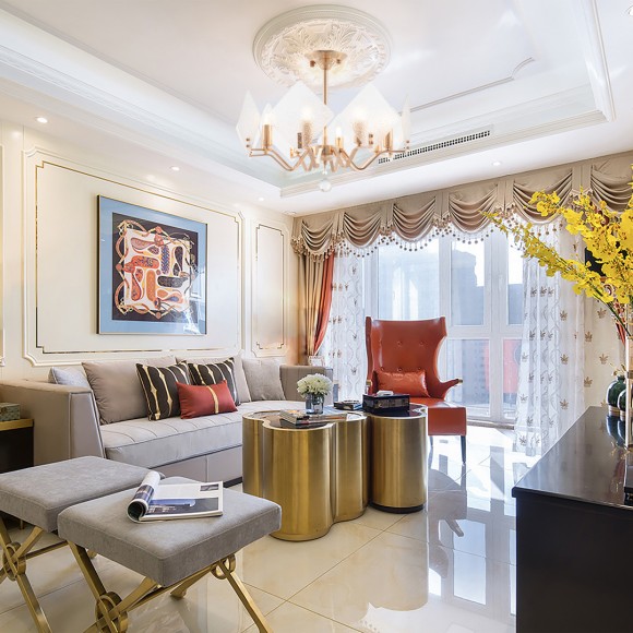 Люстра на штанге Arte Milano Sorrento 376309/8/500 GD