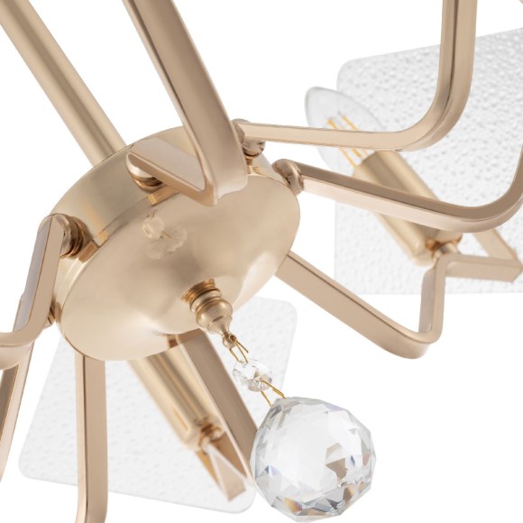 Люстра на штанге Arte Milano Sorrento 376309/8/500 GD