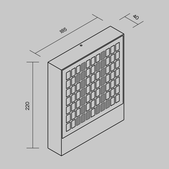 Фасадный светильник Maytoni Anri O475WL-L10GF3K