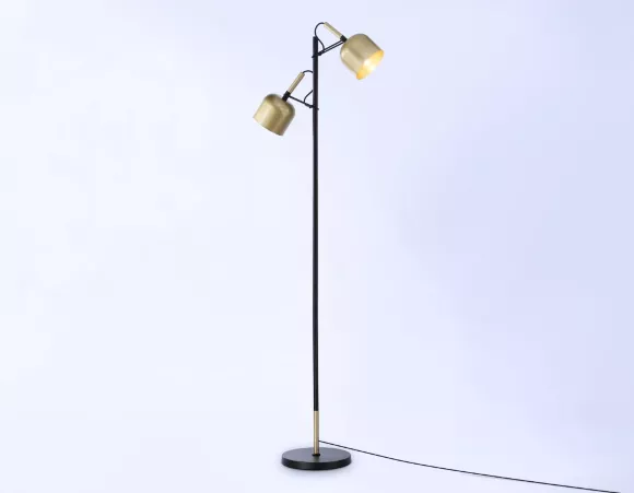 Торшер Ambrella Light Traditional TR97125, Черный, Золото, Металл Торшер Ambrella Light Traditional TR97125, Черный, Золото, Металл