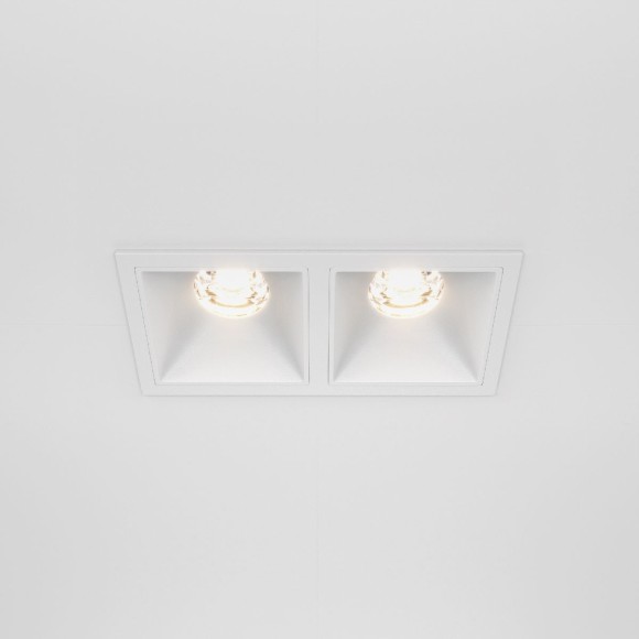 Встраиваемый светильник Maytoni Technical Alfa LED DL043-02-10W3K-SQ-W