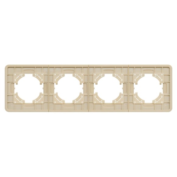 Рамка на 4 поста алюминиевая Arlight FRM-AKIRY-AL-4-GD 049733