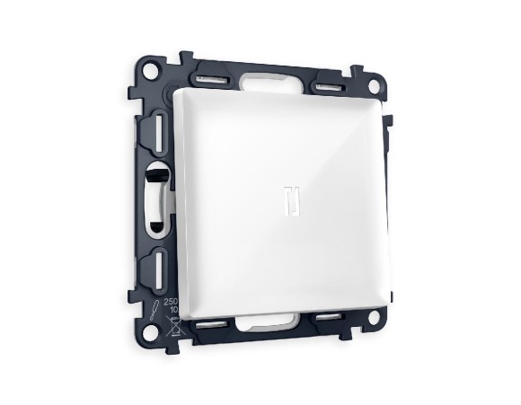 Комплект механизма 1-кл выключателя с подсветкой Ambrella Volt Alfa MA102015