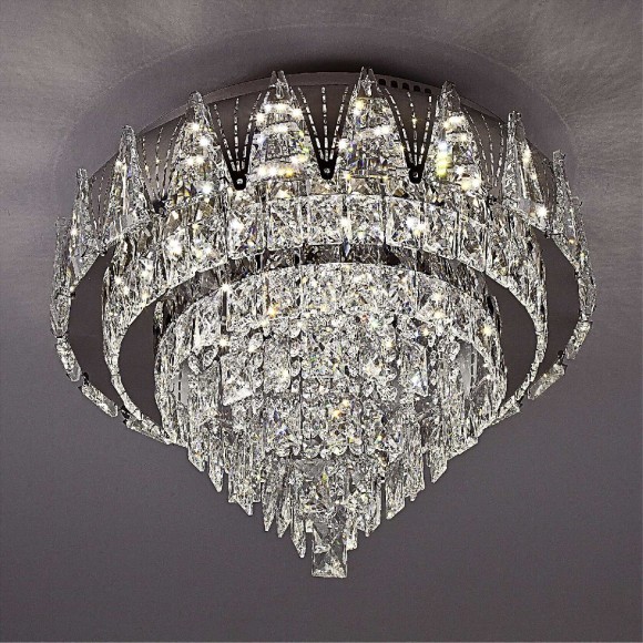 Потолочная светодиодная люстра LED4U L9437-500 CR с УД