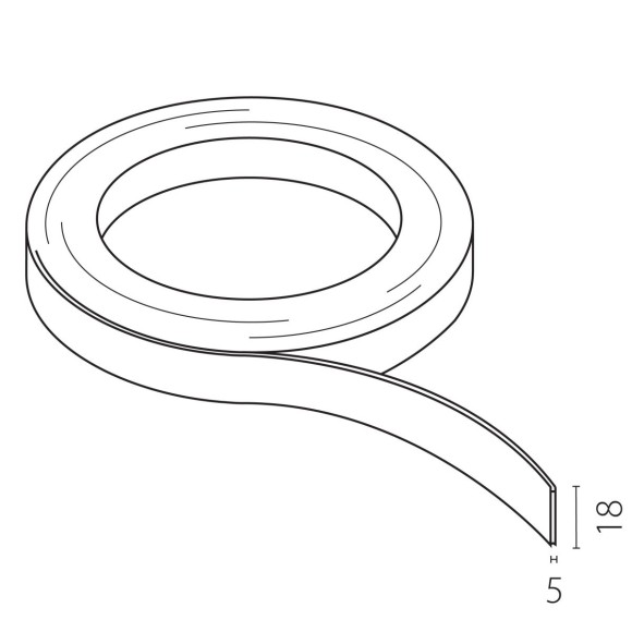 Шинопровод гибкий 48V 20м черный Lightstar Due Hermes 510207