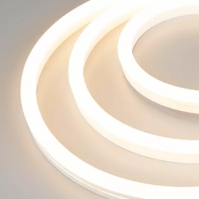 Светодиодная герметичная лента Arlight WAVE-SIDE-A120-12x25mm 230V Warm3000 (12 W/m, IP67, 50m, wire x2) 051933