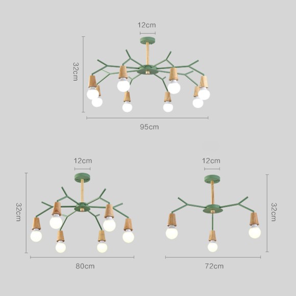 Люстра на штанге ImperiumLoft Les color 220509-23