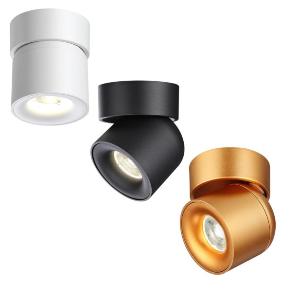 Светодиодный спот Novotech Gesso 358810, LED, 10W, золото