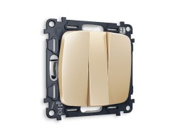 Комплект механизма 3-кл выключателя Ambrella Volt Omega MO605010