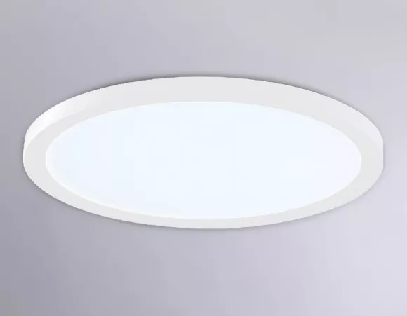 Потолочный светильник Ambrella Light Orbital Air Slim FZ1907, Белый, От теплого до холодного, Пластик, вид сверху Потолочный светильник Ambrella Light Orbital Air Slim FZ1907, Белый, От теплого до холодного, Пластик, вид сверху
