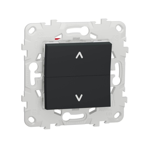 Выключатель двухклавишный Schneider Electric Unica New NU520754