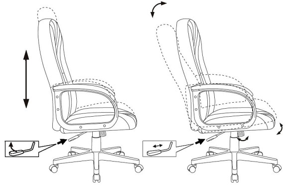 Кресло компьютерное T-898AXSN BUR_1795516