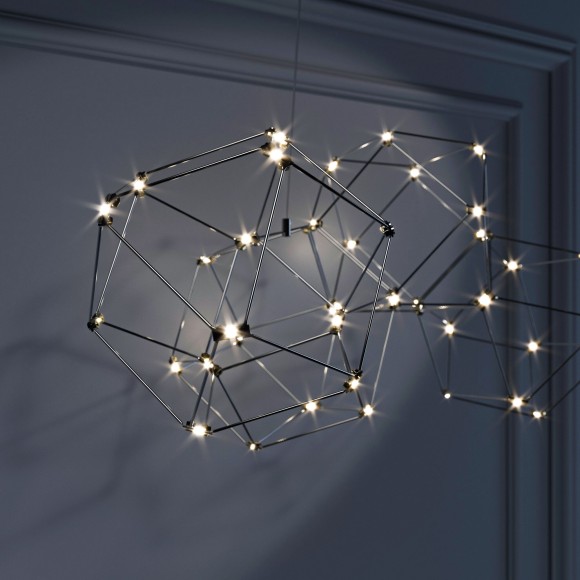 Подвесная светодиодная люстра Eurosvet Uma 90168/5 черный жемчуг