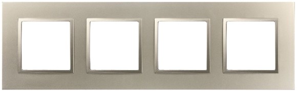 Рамка для розеток и выключателей на 4 поста Эра 14-5014-04 Б0060589