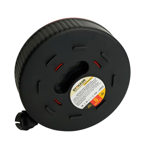 Удлинитель-рулетка на 4 розетки с/з Stekker Standart STD06-40-30 5м 50178