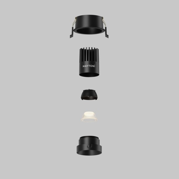 Встраиваемый светильник Maytoni Dip DL115-10W-2.7K-B