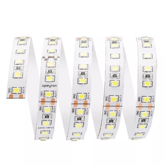 Светодиодная лента Apeyron 24В 10Вт/м smd3528, 120д/м IP20 900Лм/м 5м 4000К 00-331 Светодиодная лента Apeyron 24В 10Вт/м smd3528, 120д/м IP20 900Лм/м 5м 4000К 00-331