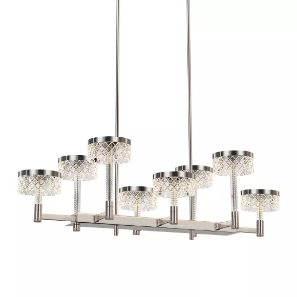 Подвесная люстра Delight Collection MD21020075 MD21020075-8B satin nickel Подвесная люстра Delight Collection MD21020075 MD21020075-8B satin nickel