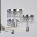 Подвесная люстра Delight Collection MD21020075 MD21020075-8B satin nickel, Никель, Прозрачный, Теплый белый, крупный план