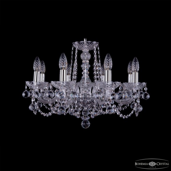 Подвесная люстра Bohemia Ivele Crystal 1402/8/195 Ni Balls