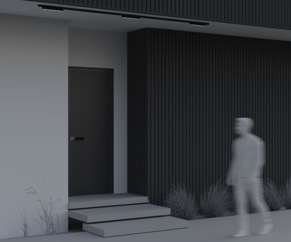 Уличный трековый светильник Maytoni Basis O-TR02-1-S-12WB4K