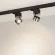 Трековый трехфазный светильник Arlight SP-PLURIO-TRACK-4TR-R77-9W Day4000 038110, Черный, Никель, Нейтральный белый