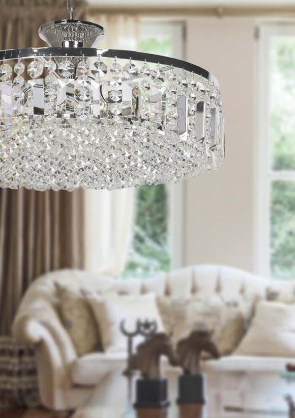 Люстра на штанге Arti Lampadari Sara E 1.3.40.503 S