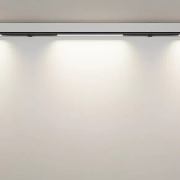 Трековый светильник Maytoni Basis C100CL-L500-12W3-6K-B, Черный, От теплого до холодного, Алюминий, светодиодный модуль