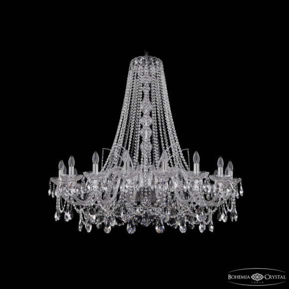 Подвесная люстра Bohemia Ivele Crystal 1411/18/400/h-113 Ni