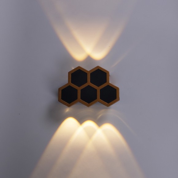 Архитектурный светильник Reluce 86222-9.2-005U LED5*1W BK+GD