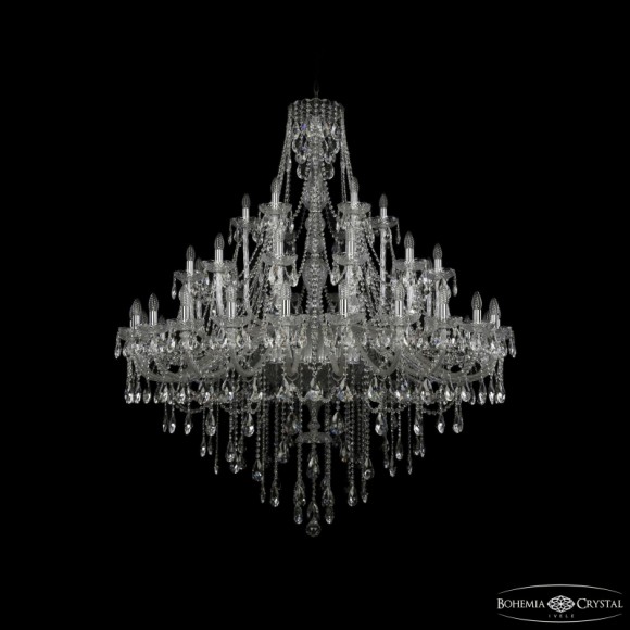 Подвесная люстра Bohemia Ivele Crystal 1415/24+12+6/530 Ni