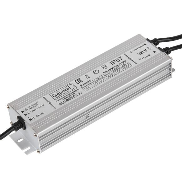 Драйвер General GDLI-200-IP67-12 513600