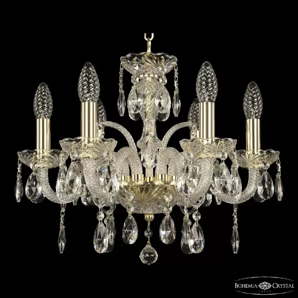 Подвесная люстра Bohemia Ivele Crystal 118/6/141 G Подвесная люстра Bohemia Ivele Crystal 118/6/141 G