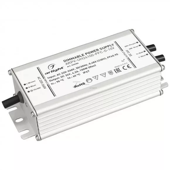 Блок питания для светодиодной ленты Arlight ARPV-UH 030284 Блок питания для светодиодной ленты Arlight ARPV-UH 030284
