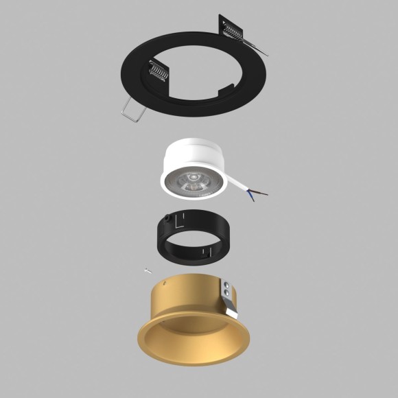 Встраиваемый светильник Lightstar Domino (214617+214603+214007) D61703BMOD