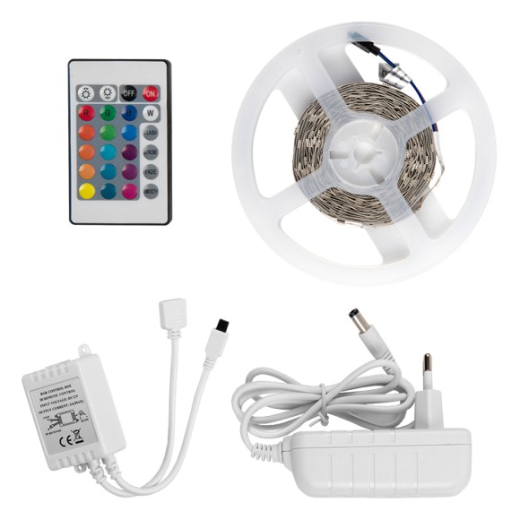 Светодиодная лента (комплект) General GLS-5050-30-7.2-12-IP20-PRO-RGB-5-KIT 503622