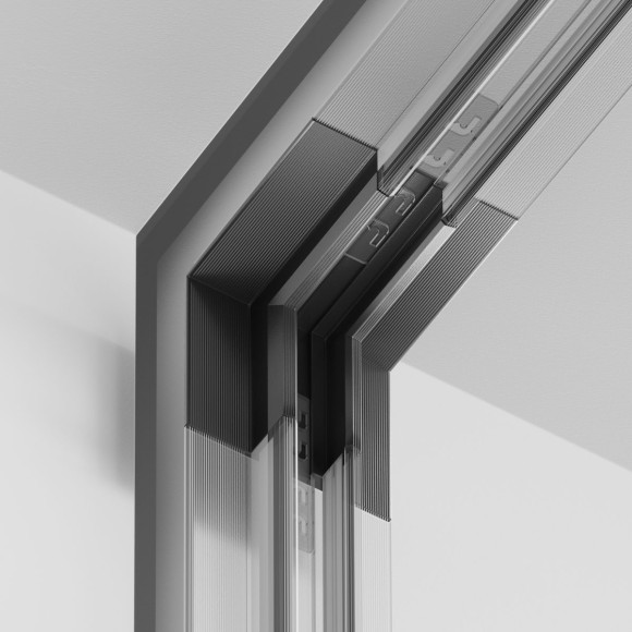 Коннектор угловой внутренний Exility X встраиваемый под ГКЛ 12,5мм Maytoni TRA239ICL-42.12B